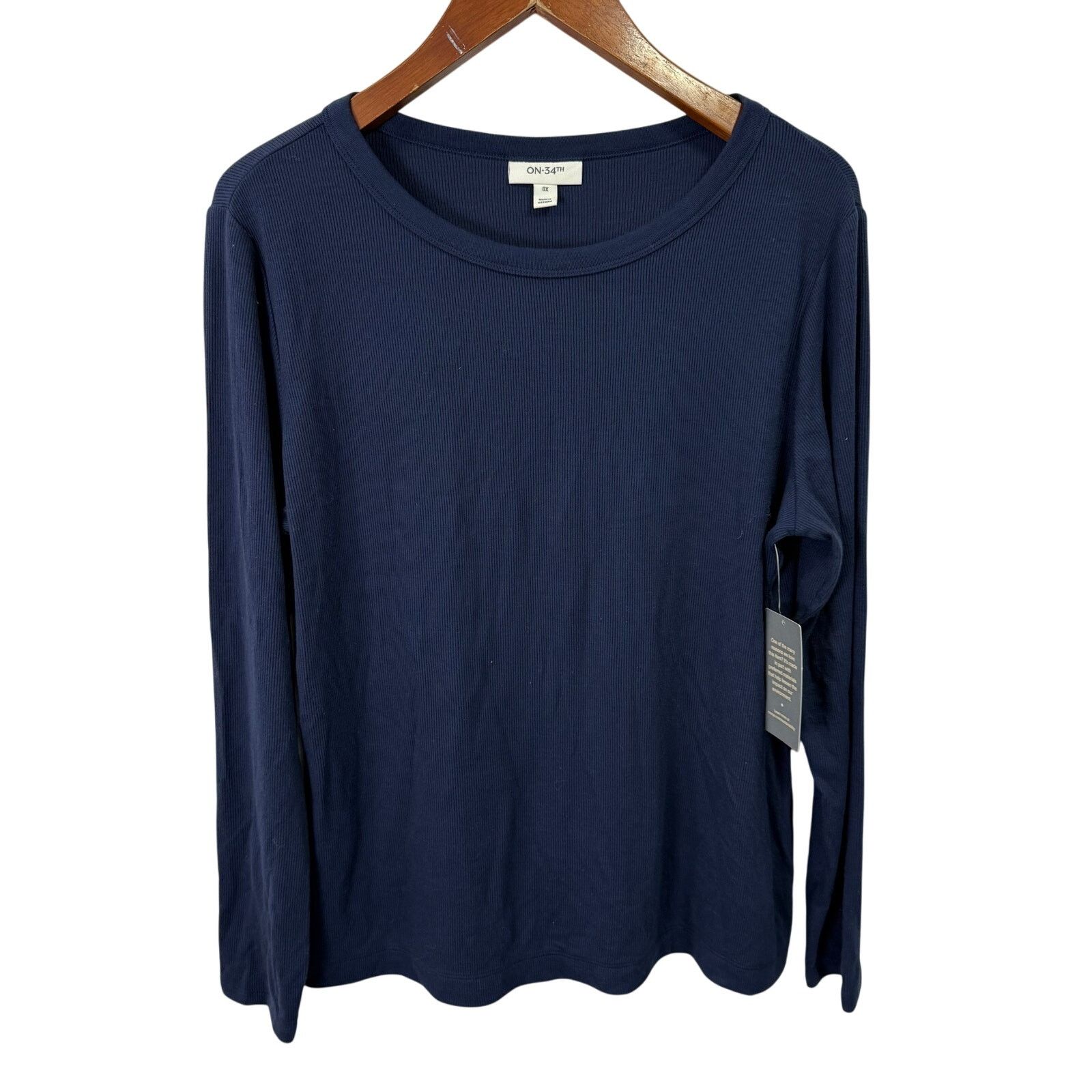 Macys On 34th Macy’s Plus Blouse Top sz 0X Stretch NEW #G532 Size XL / US 12-14 / IT 48-50 - 1 Thumbnail