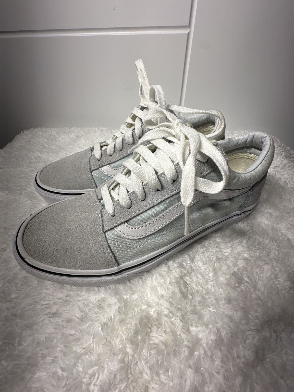 Vans Vans Old Skool Womens Light Blue Size US 7 / EU 40 - 1 Thumbnail