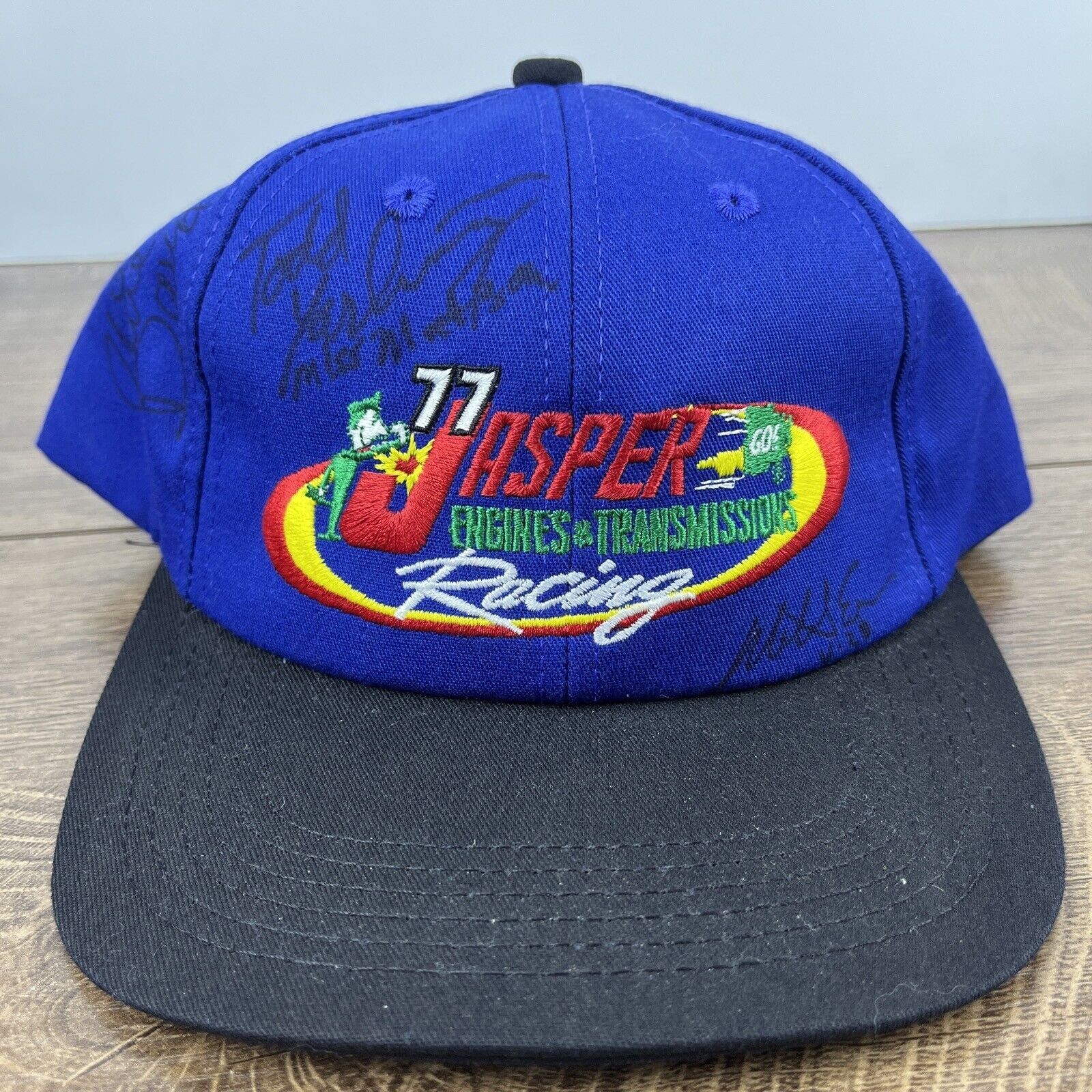 Other Jasper Engines & Transmissions Hat 77 Blue Hat Adjustable Ad Size ONE SIZE - 3 Thumbnail
