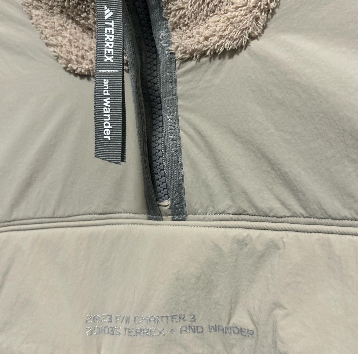 Adidas × And Wander Cream Adidas Terrex and Wander fleece Size M / US 6-8 / IT 42-44 - 3 Thumbnail