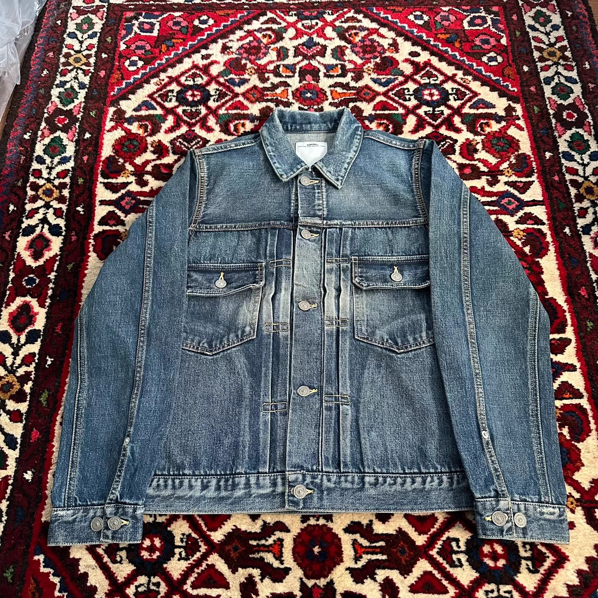Visvim visvim 11aw 101 yellow ochre denim jacket 1 Size US S / EU 44-46 / 1 - 3 Thumbnail