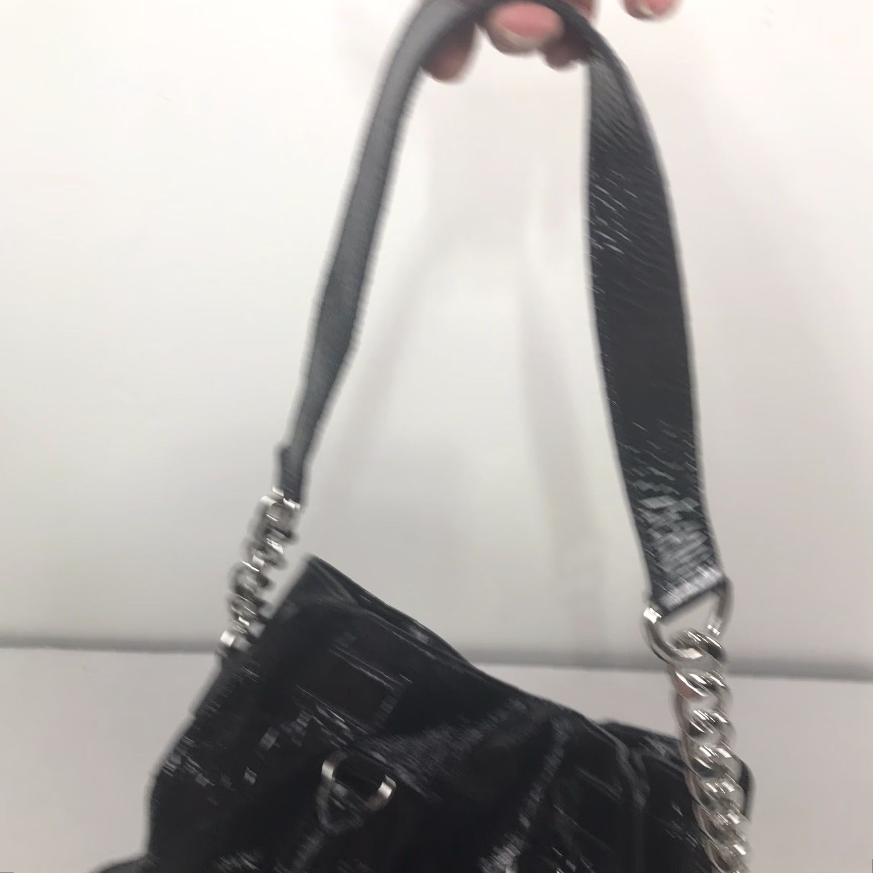 Michael Kors VINTAGE Michael Kors Black Leather Shoulder Bag Large Women 13x12in Designer Crossbody Size ONE SIZE - 7 Thumbnail
