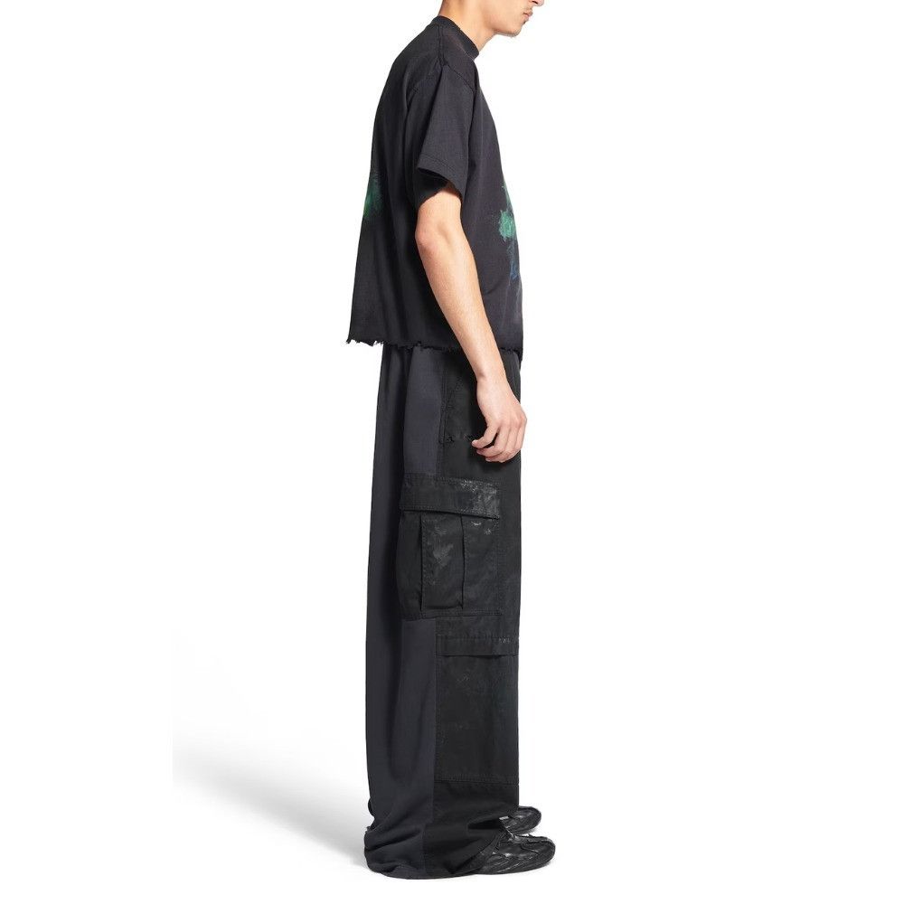 Balenciaga o1tr1nto0526 555 / DIY Imprint Cropped T-Shirt in Black Size US XL / EU 56 / 4 - 2 Thumbnail