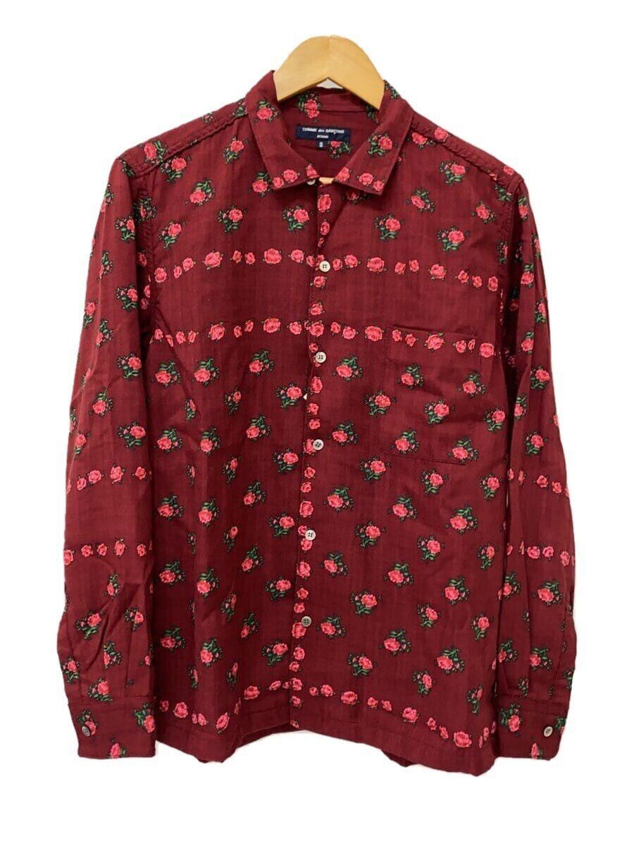 Comme des Garcons Homme 2003 Floral Wool Shirt Jacket Size US S / EU 44-46 / 1 - 1 Thumbnail