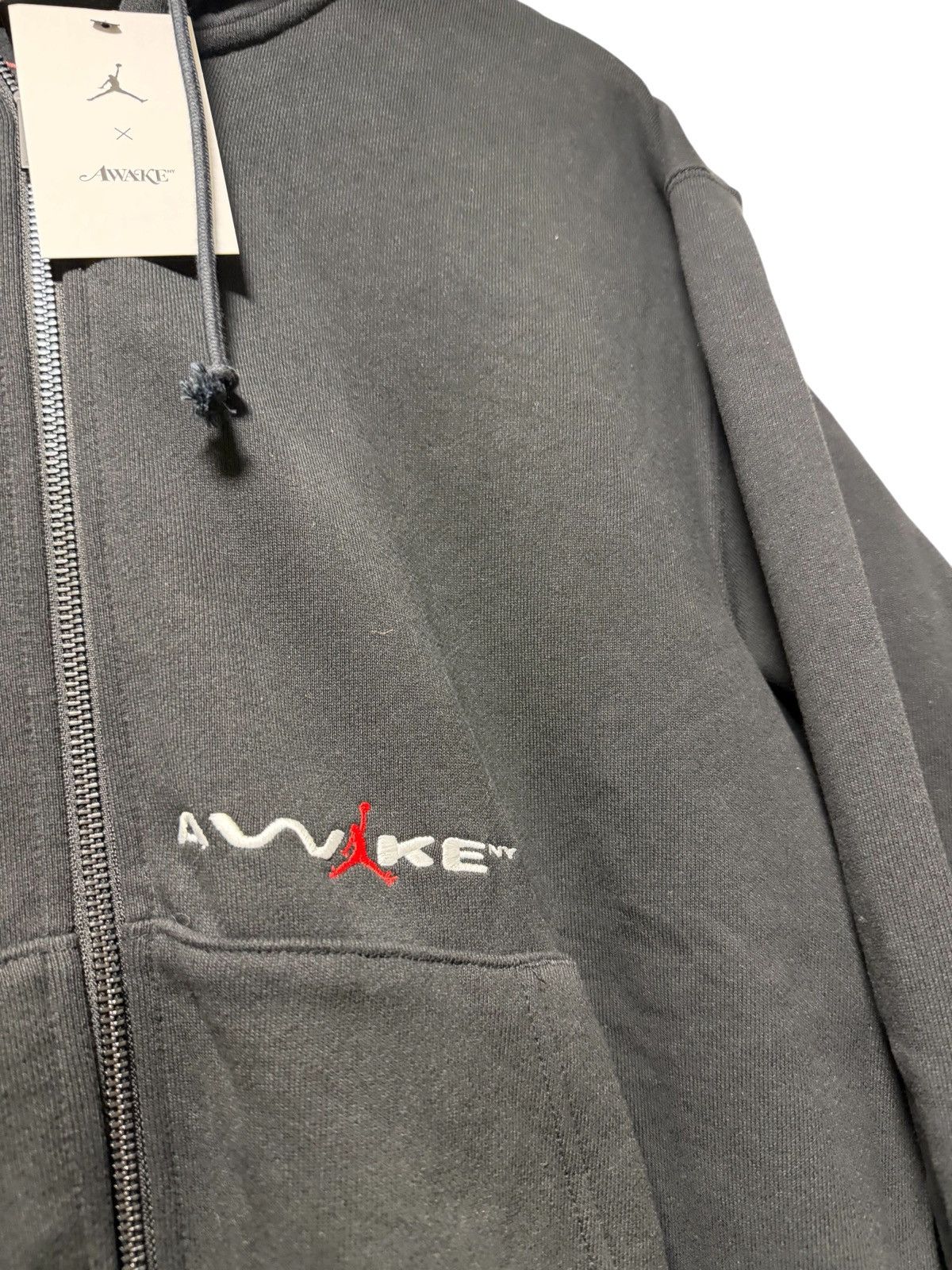 Awake NY × Jordan Brand Awake NY X Jordan Full-Zip Fleece Hoodie Black Size L New Size US L / EU 52-54 / 3 - 6 Thumbnail