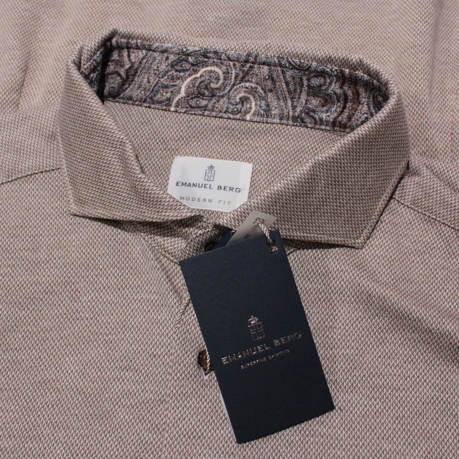 Other Emanuel Berg New with tags Shirt Size XL US In Brown Size US XL / EU 56 / 4 - 1 Thumbnail