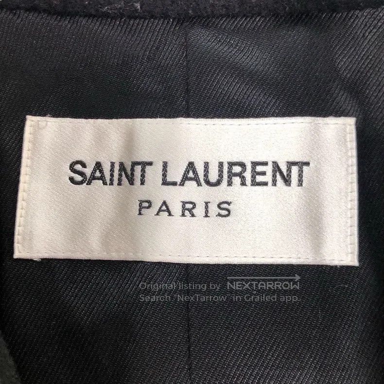 Saint Laurent Paris Saint Laurent Paris Overcoat Size S / US 4 / IT 40 - 5 Thumbnail