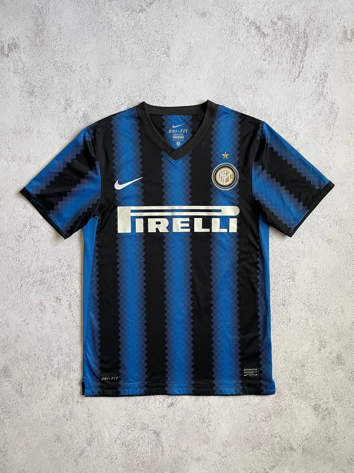 Pre-owned Nike X Soccer Jersey Nike Inter Milan 2010/2011 Home Football Jersey In Black Blue