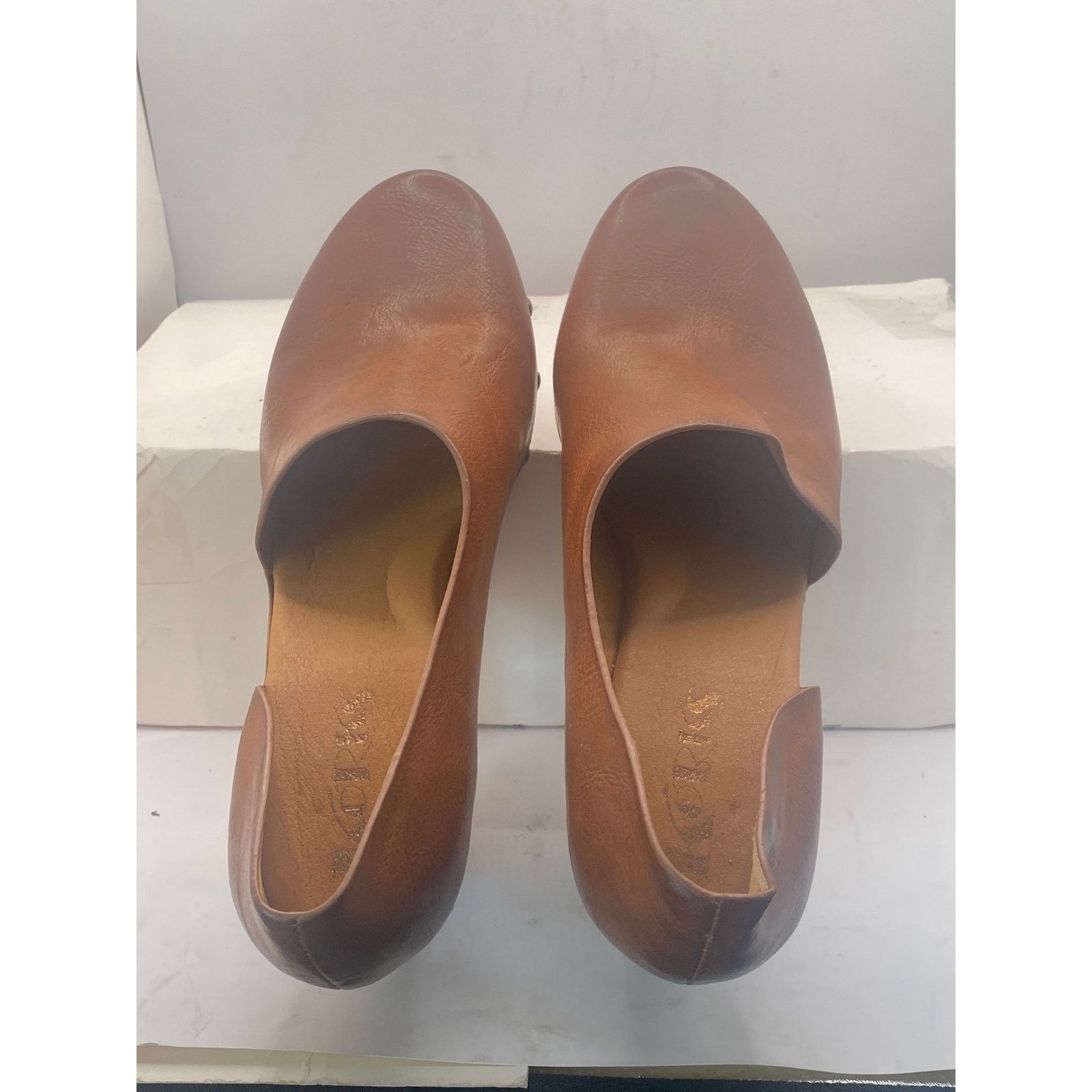 Kork-Ease Korks Tan Arielle Wood Sole d'Orsay Pump (Women), Size 7 Size US 7 / IT 37 - 5 Thumbnail
