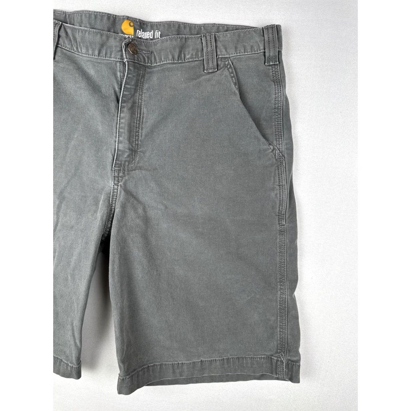 Carhartt Carhartt Cargo Shorts Mens 38 Gray Relaxed Fit Work Utility Casual Size US 38 / EU 54 - 3 Thumbnail