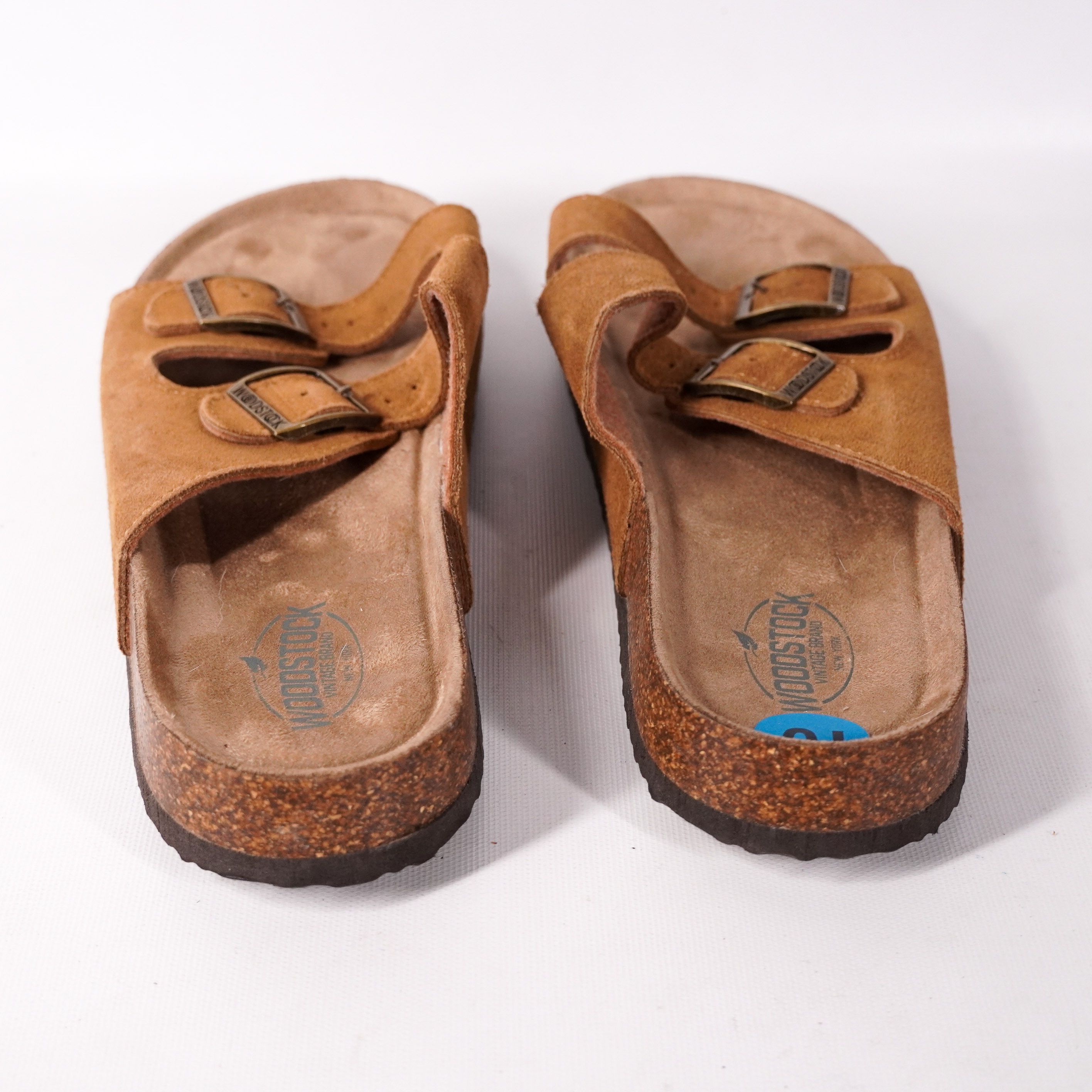 Other Woodstock Strap Buckle Beach Sandals Slides Shoes Men 10 Tan Size US 10 / EU 43 - 3 Thumbnail