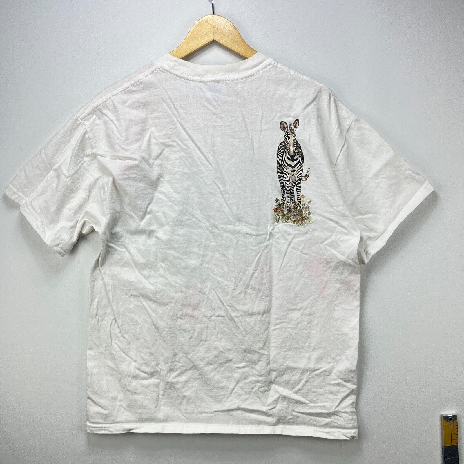 Vintage Vintage Zebra Horse Nature Animal T-Shirt Large Size US L / EU 52-54 / 3 - 3 Thumbnail