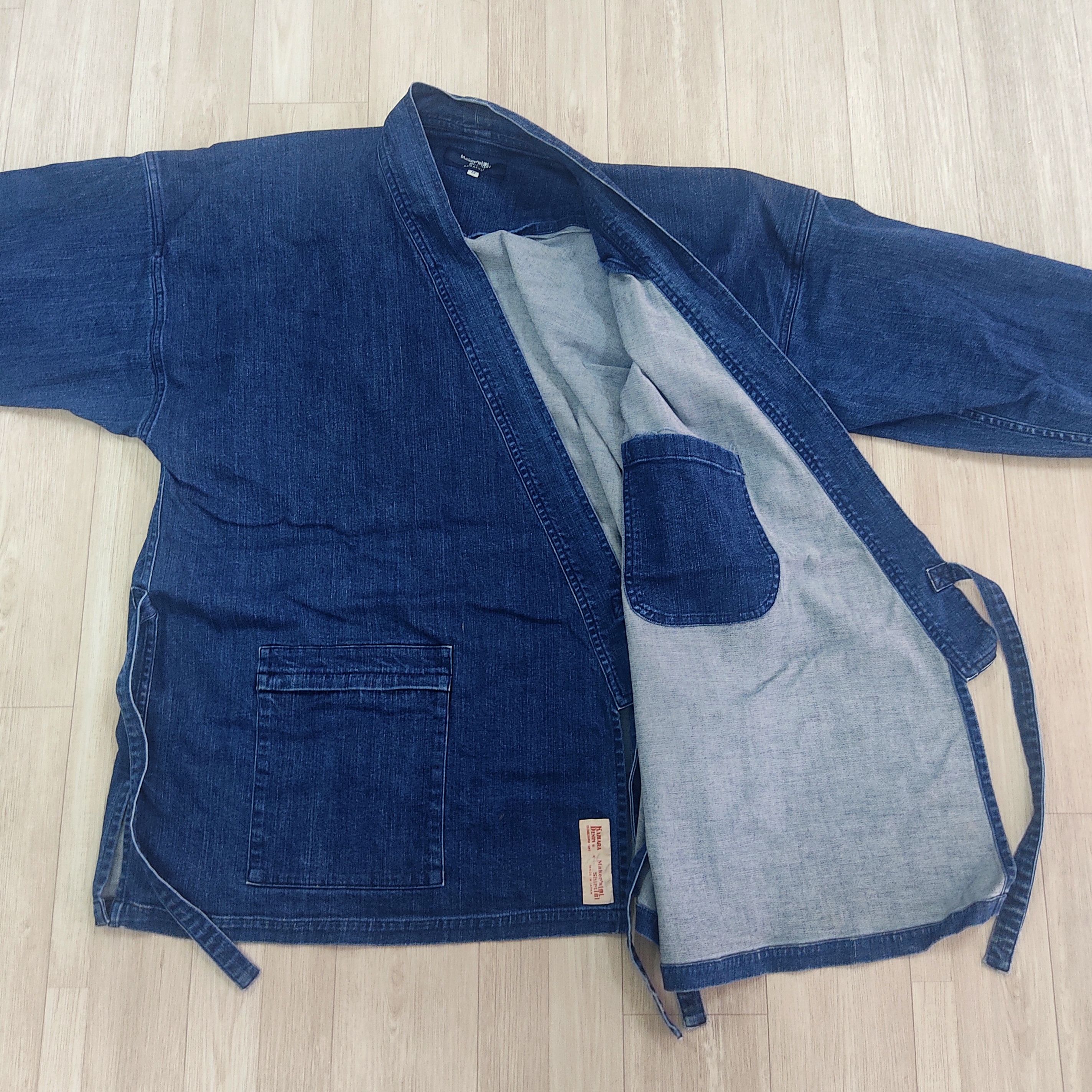 Kaihara Denim KAIHARA DENIM Kamakura Denim Samue Kimono Jacket Size US M / EU 48-50 / 2 - 10 Thumbnail