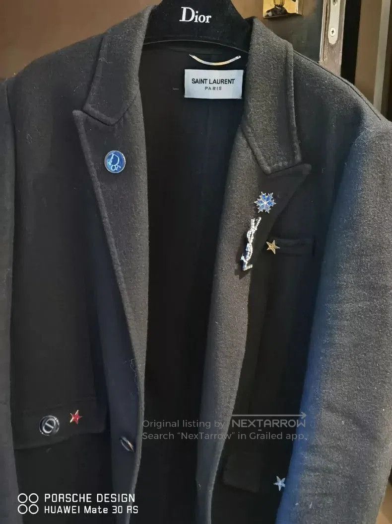 Saint Laurent Paris Saint Laurent Wool Coat M Size. Size US L / EU 52-54 / 3 - 1 Thumbnail