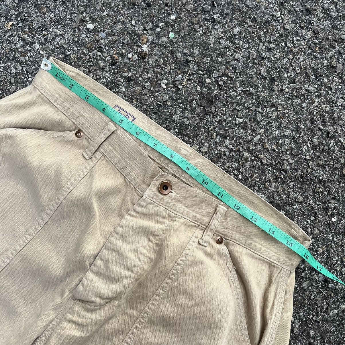 URBAN RESEARCH DOORS HBT Fatigue Urban Research Doors Baker Pants Buckle Back Size US 32 / EU 48 - 5 Thumbnail