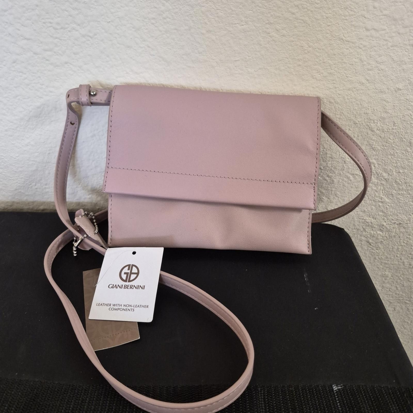 Giani Bernini Giani Bernini Nappa Flap Crossbody – Blush Pink Size ONE SIZE - 7 Thumbnail
