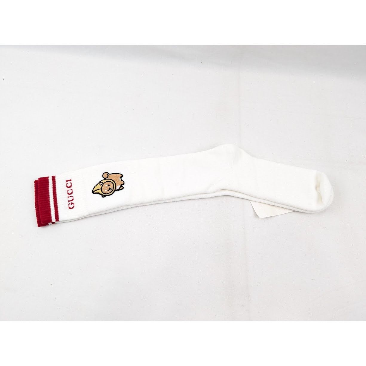 Gucci o1rshd1 Size: M / Socks in White/Red Size ONE SIZE - 1 Thumbnail
