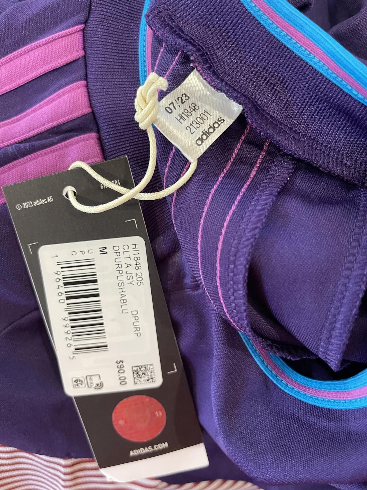 Adidas Adidas Charlotte FC Purple Soccer Jersey Medium Slim Fit Size US M / EU 48-50 / 2 - 4 Thumbnail