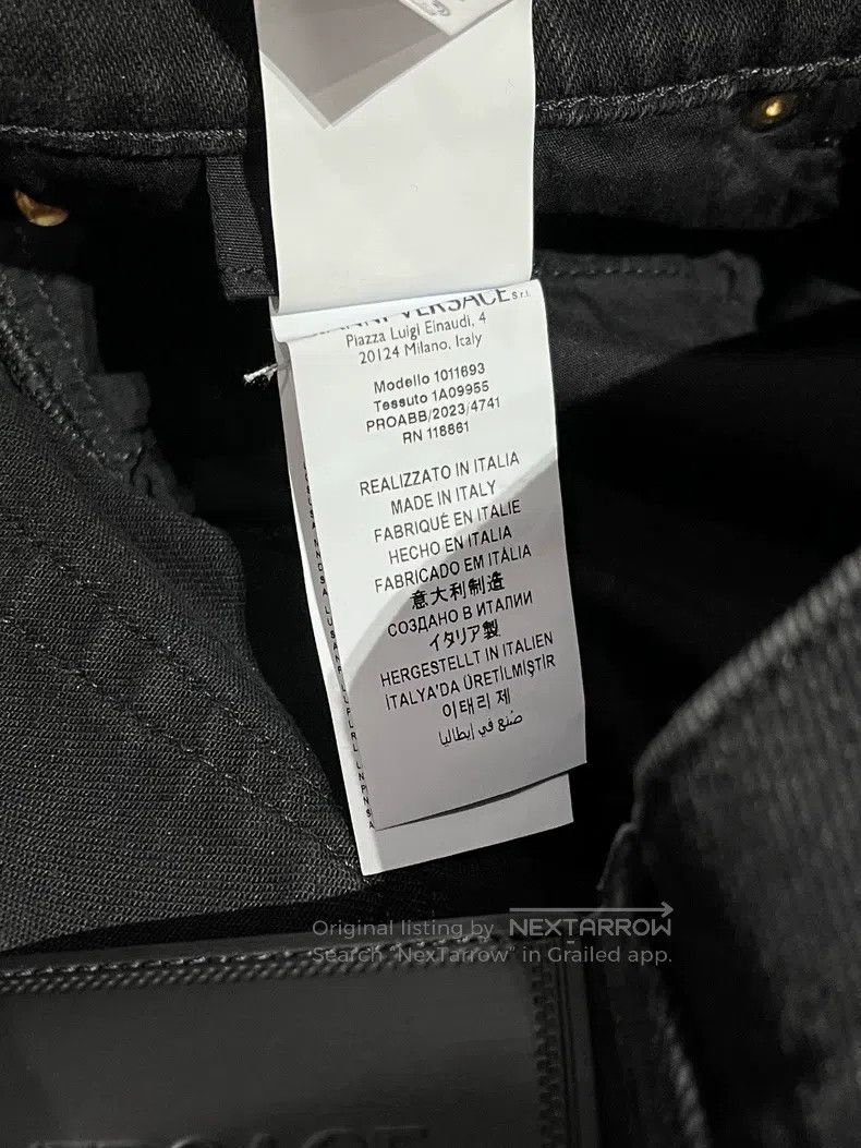 Versace Versace Smoked black cotton denim Size US 28 / EU 44 - 8 Thumbnail