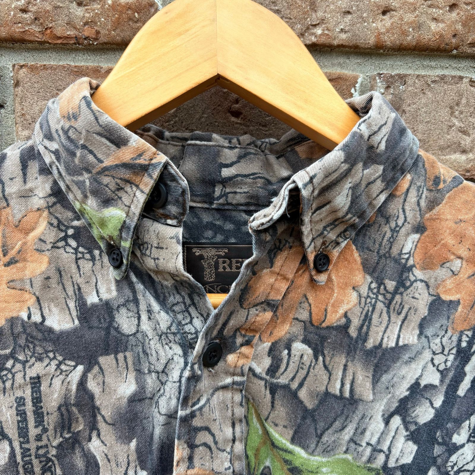Vintage Vintage Tree Bark Camouflage Button Up Shirt Size Medium Size US M / EU 48-50 / 2 - 5 Thumbnail