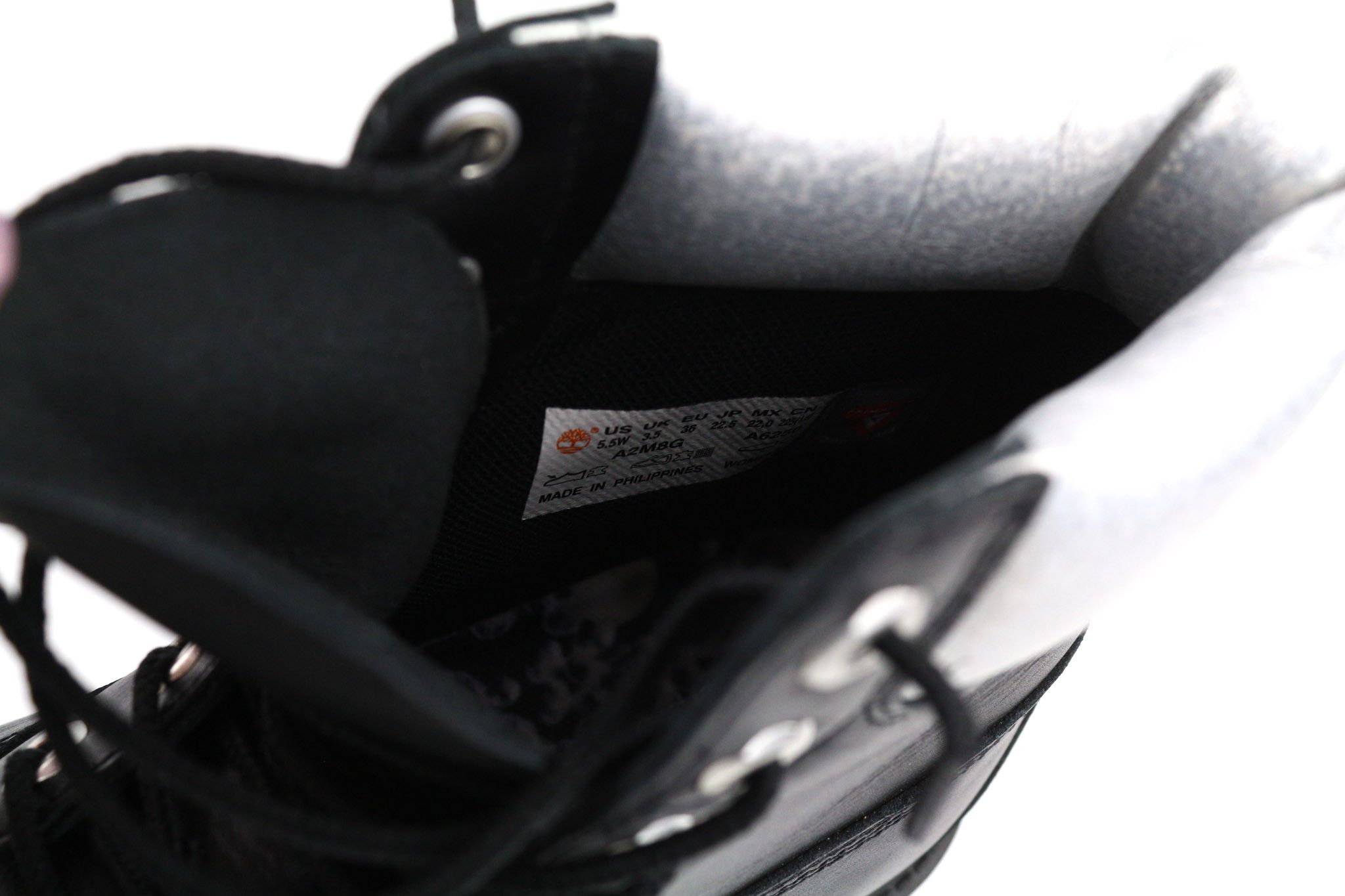 Timberland A2M8G UK3.5 Black Leather Waterproof 80972 Size US 4 / IT 34 - 11 Thumbnail