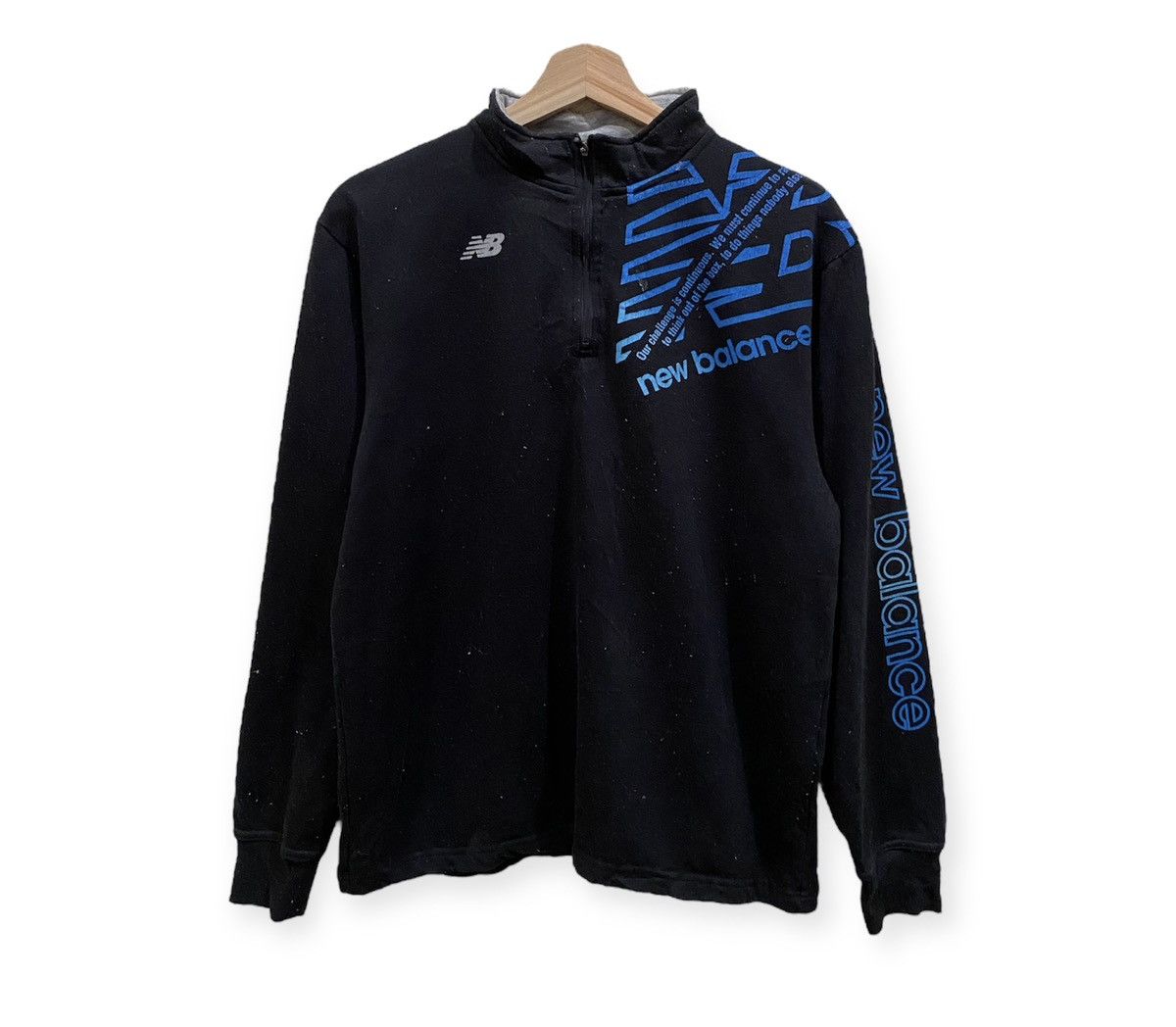 New Balance × Vintage New Balance Spell Out Sweatshirt Size US M / EU 48-50 / 2 - 1 Thumbnail