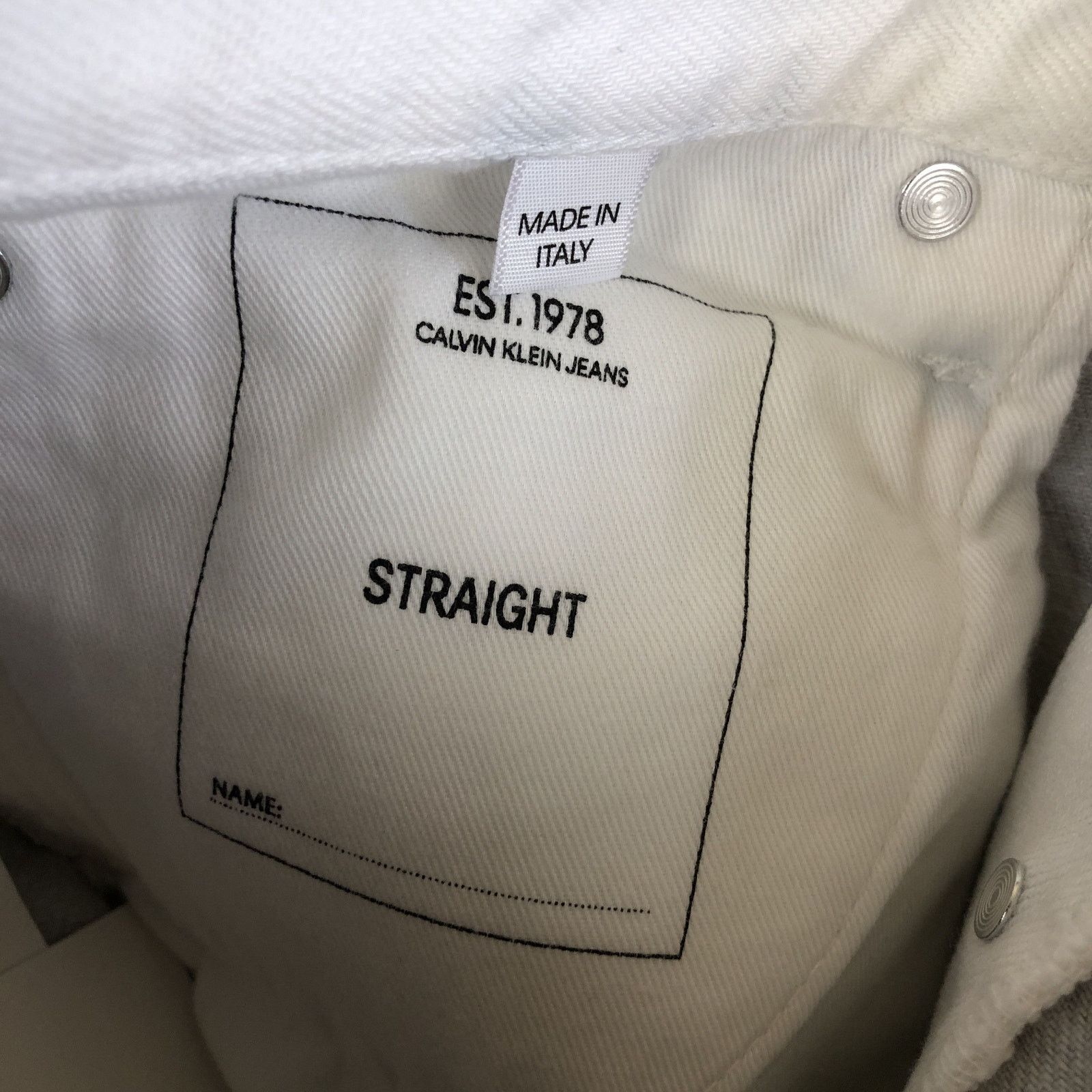 Calvin Klein × Calvin Klein 205W39NYC × Raf Simons Raf Simons Era EST. 1978 Moon Landings Straight Jeans Size US 32 / EU 48 - 11 Thumbnail