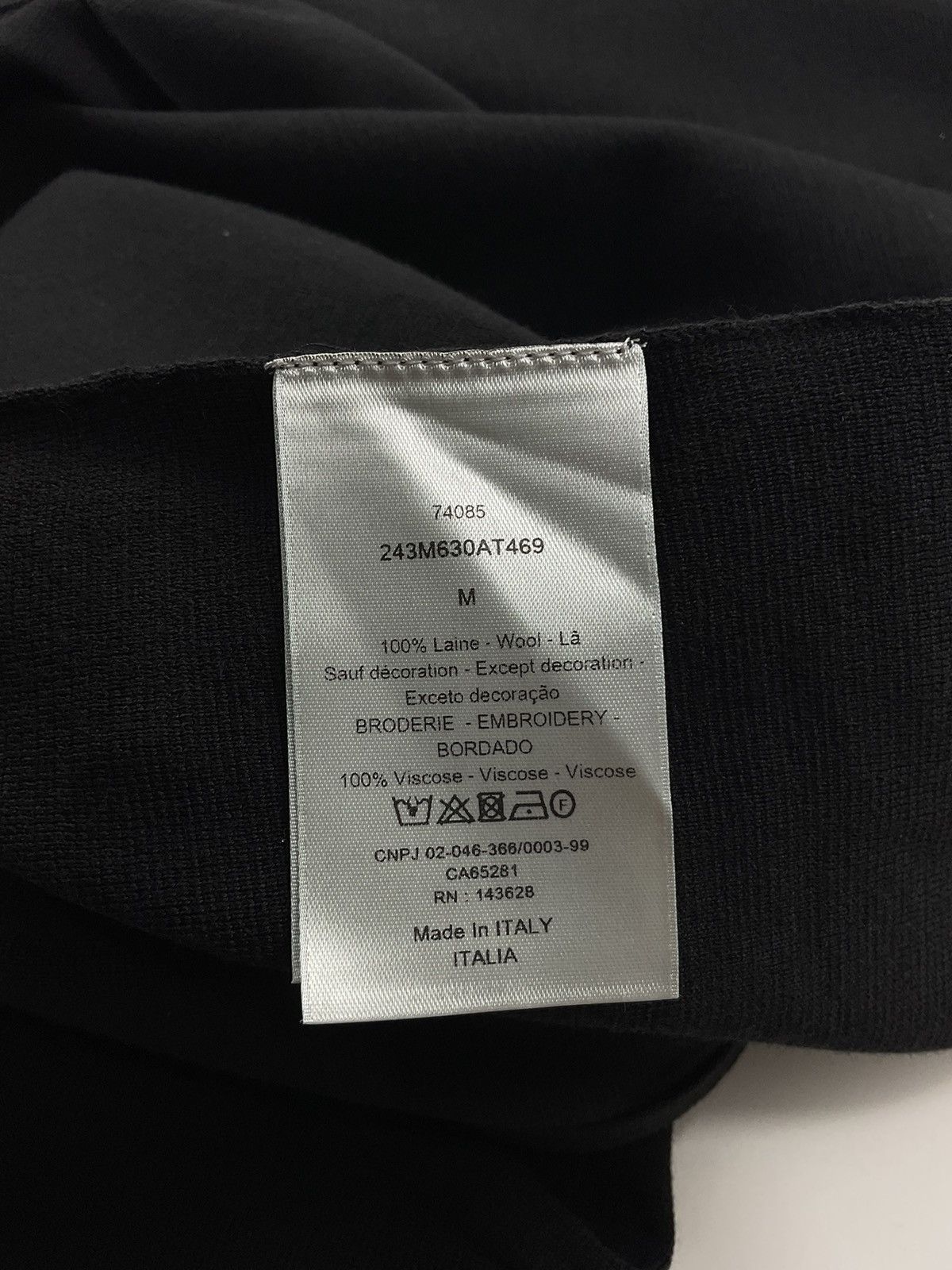 Dior Dior Homme Embroidered Logo Wool Jacket Size US M / EU 48-50 / 2 - 13 Thumbnail