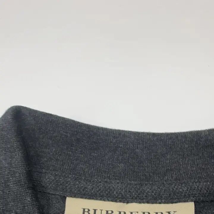 Burberry Burberry Burberry Men's Dark Gray Short Sleeve Polo-2507 Size US S / EU 44-46 / 1 - 4 Thumbnail