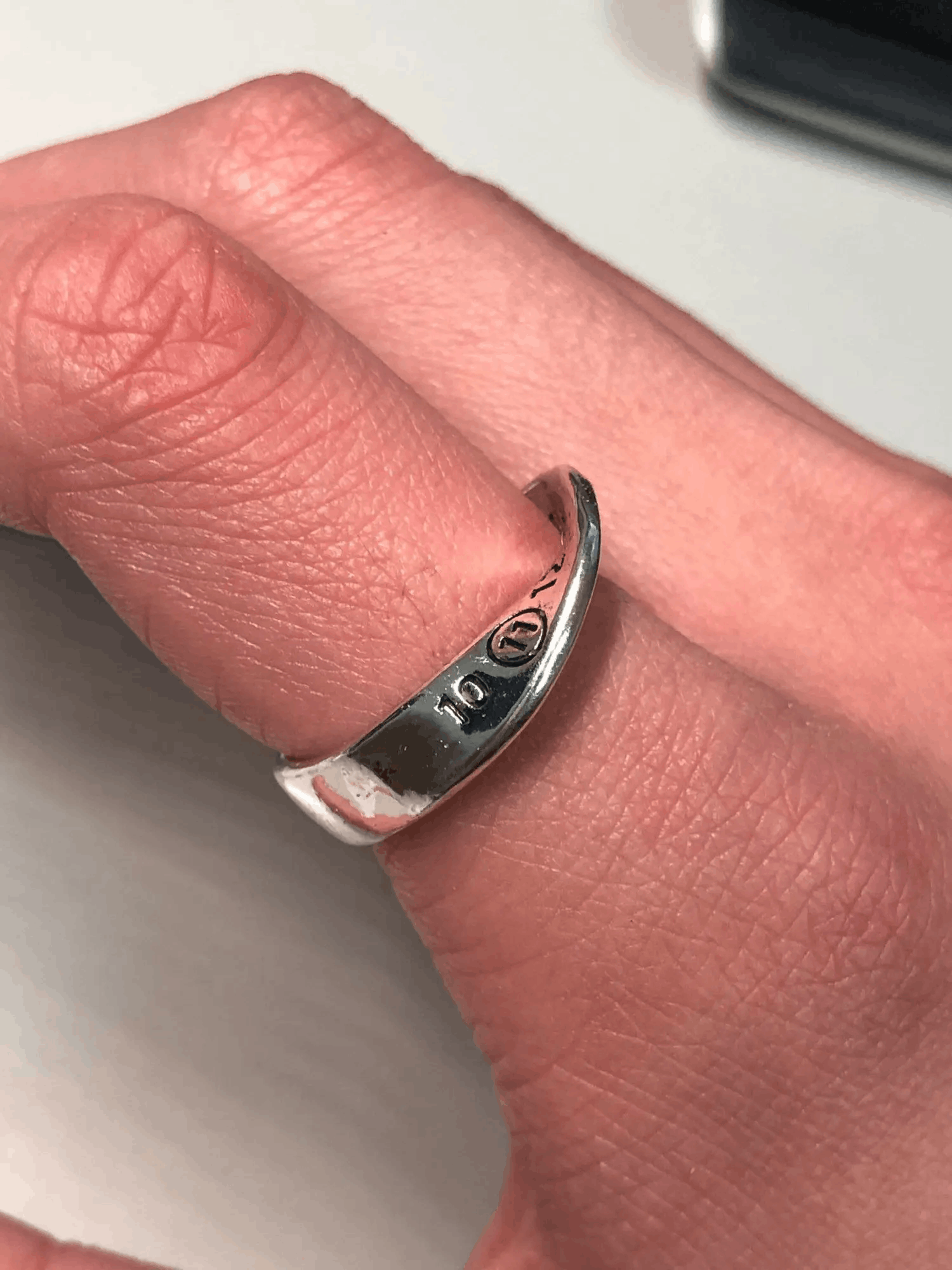 Japanese Brand Creative Twisted Number Rings Size 7 8 9 10 Size ONE SIZE - 2 Thumbnail