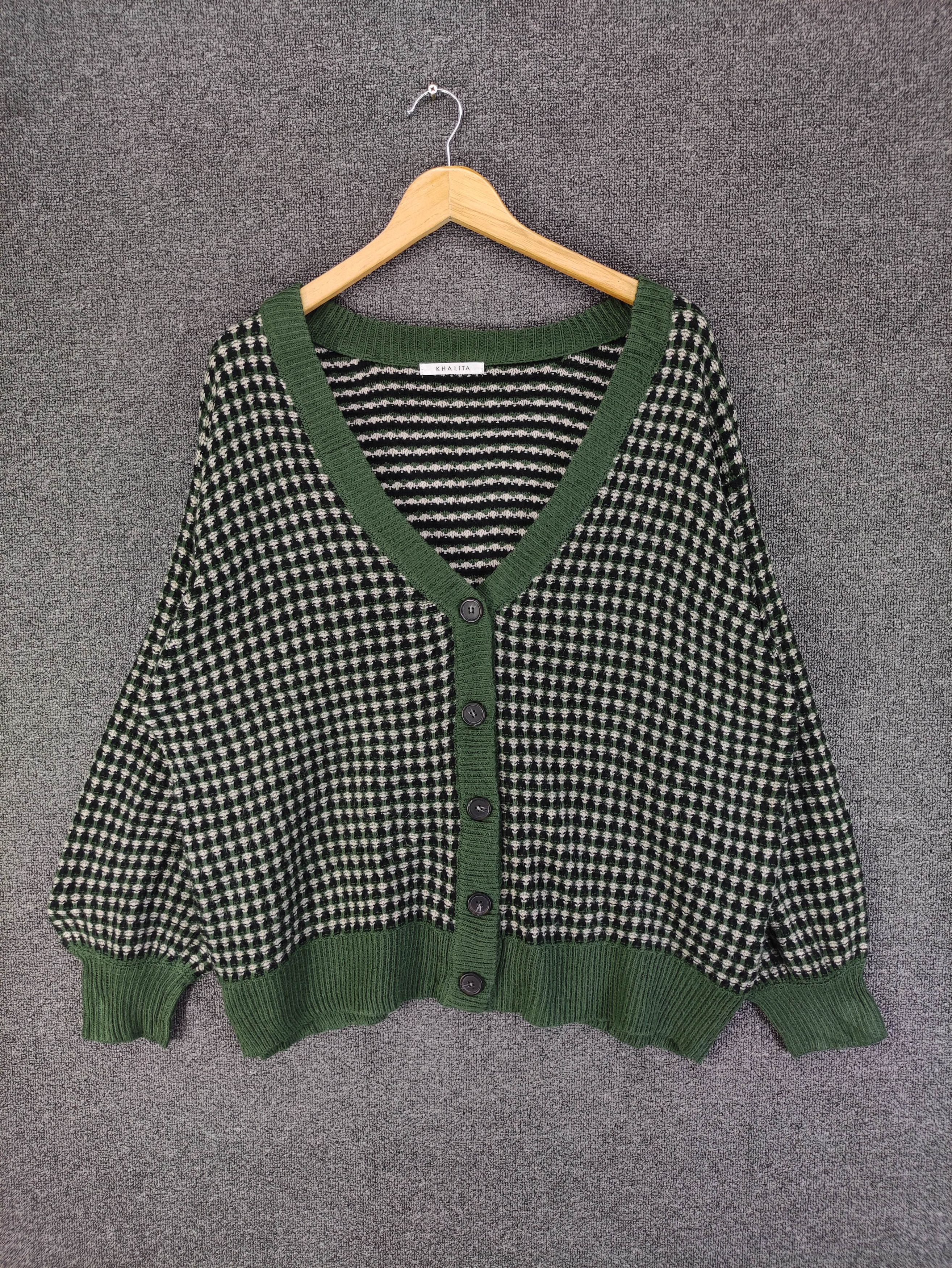 Vintage Khalita Cardigan Knit Sweater Wool