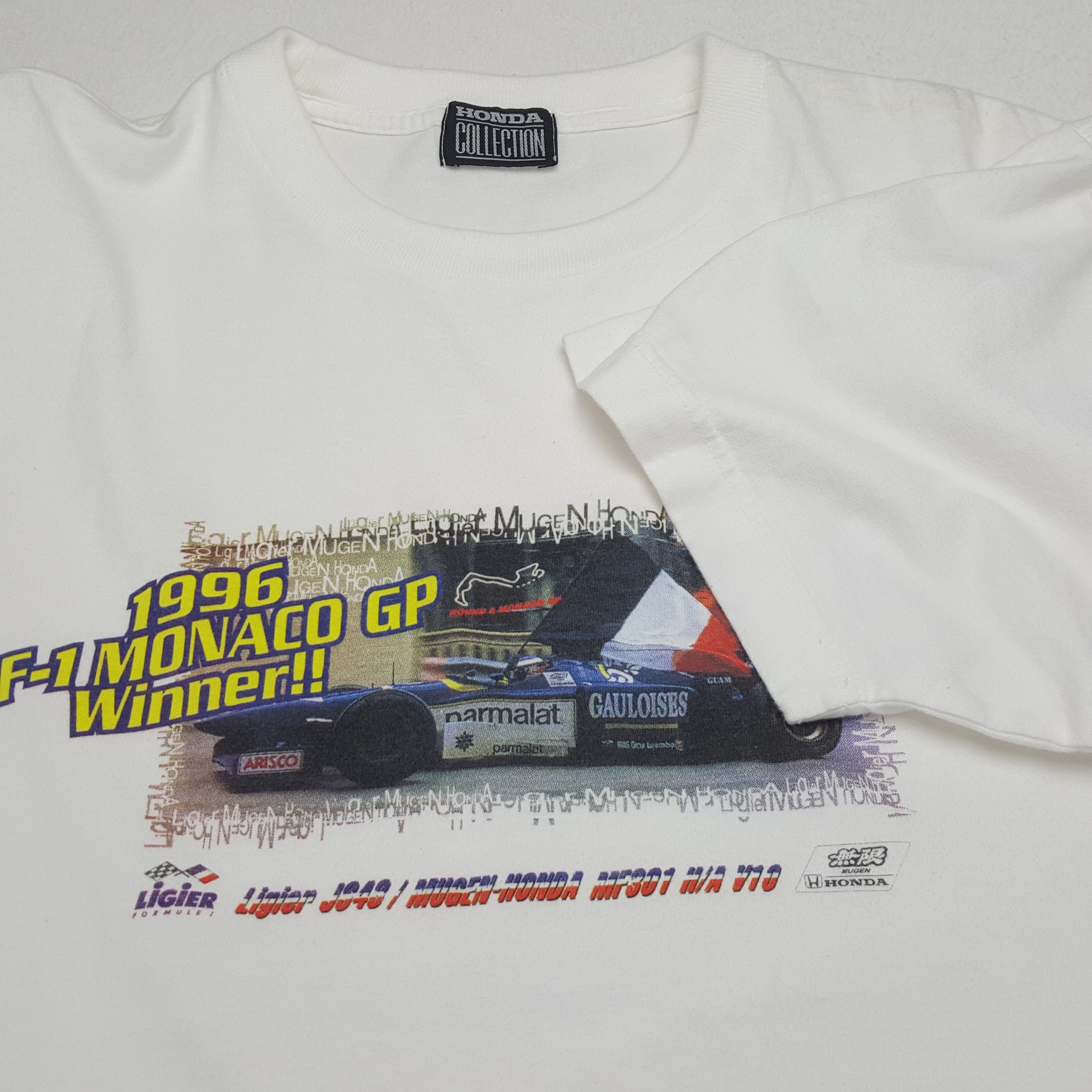 Honda × Vintage HONDA FORMULA One F1 Monaco GP Tshirt Size US L / EU 52-54 / 3 - 5 Thumbnail