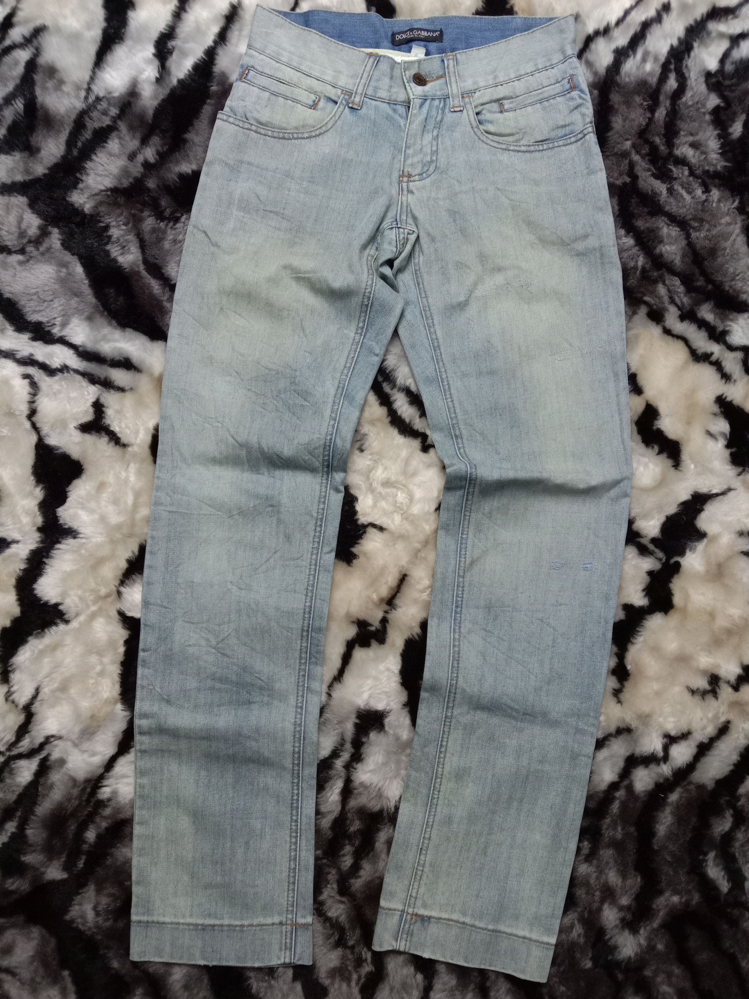 Dolce & Gabbana Dolce Gabbana rare Distressed Jeans Size US 28 / EU 44 - 12 Thumbnail