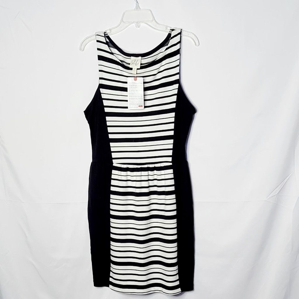 Anthropologie NWT Anthropologie Western Wear stripe sheath dress sz Lg Size L / US 10 / IT 46 - 1 Thumbnail