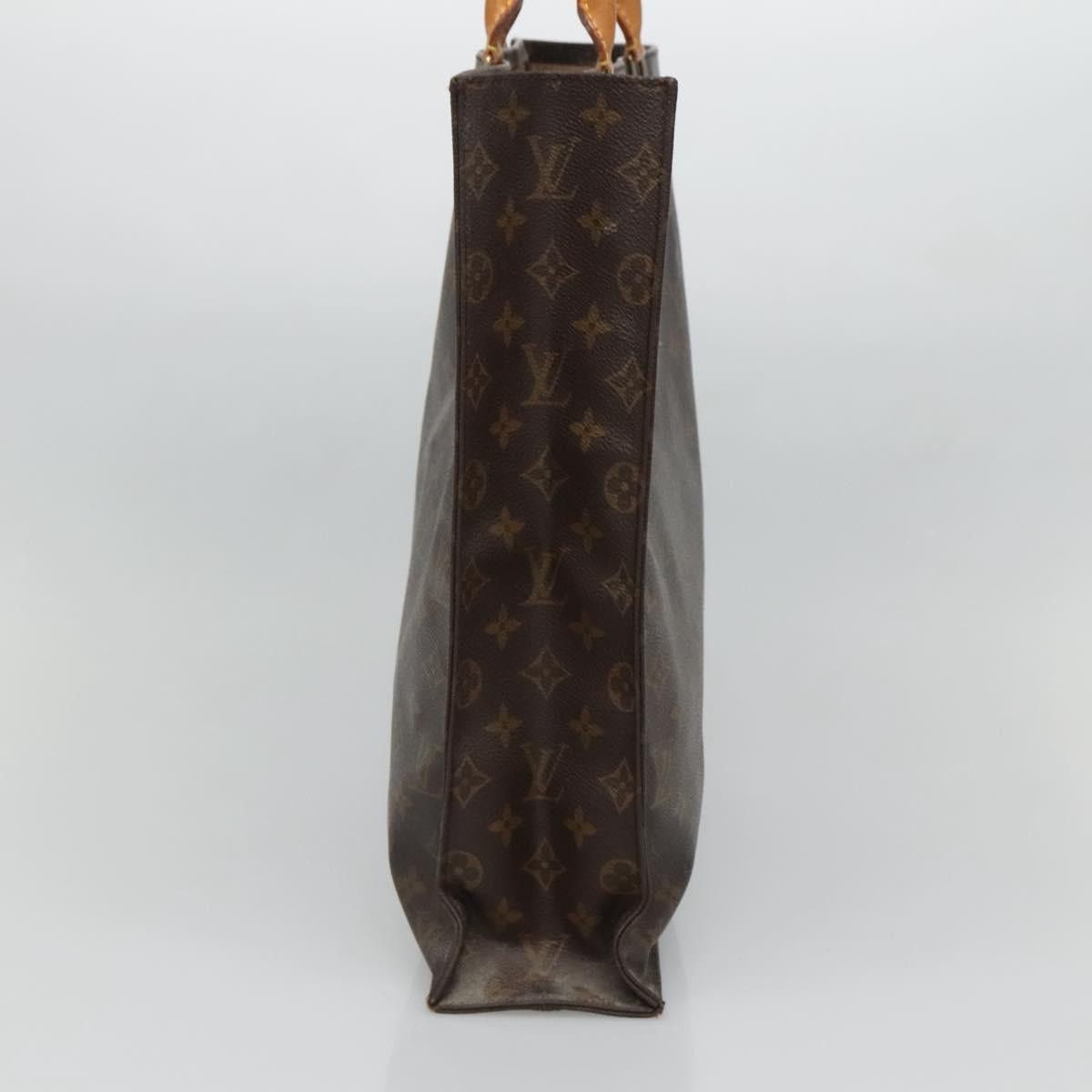 Louis Vuitton LOUIS VUITTON Monogram Sac Plat Hand Bag M51140 Size ONE SIZE - 4 Thumbnail