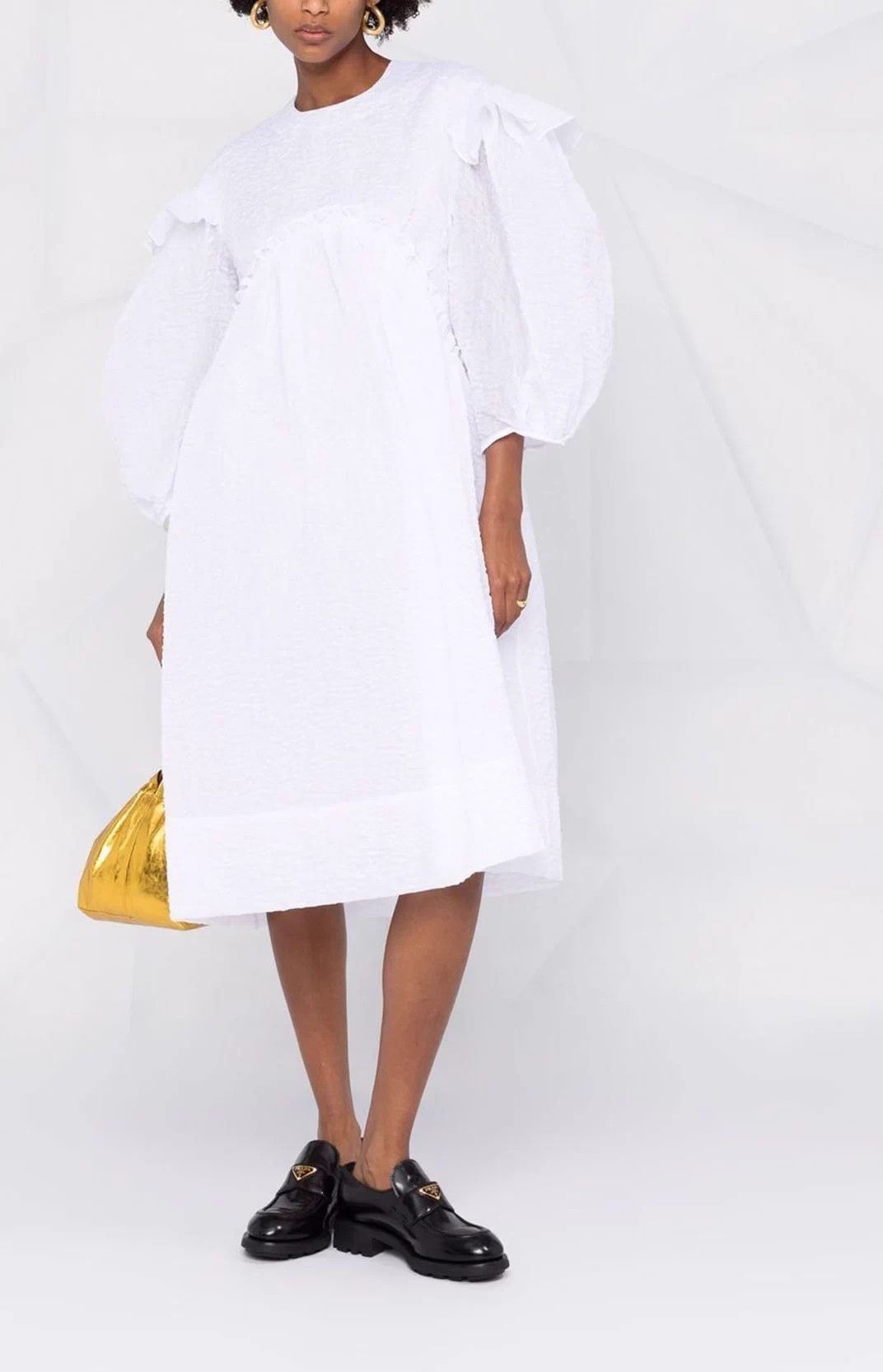 Simone Rocha Simone Rocha Sakura Pink Puff Sleeve M/L Oversized Dress Size XS / US 0-2 / IT 36-38 - 8 Thumbnail