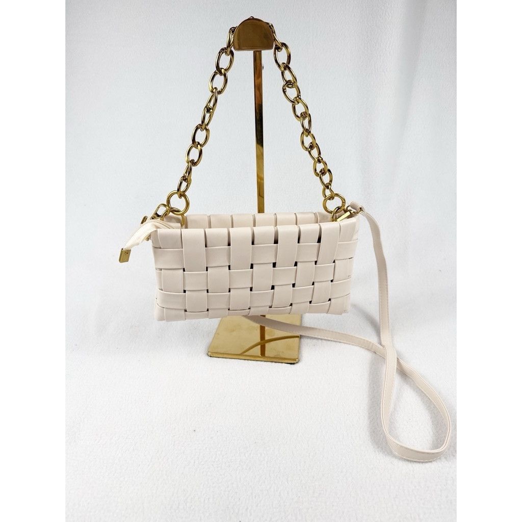 The Unbranded Brand New! 3-Way Vegan Crossbody Bag – Braided Shoulder Purse Size ONE SIZE - 2 Thumbnail