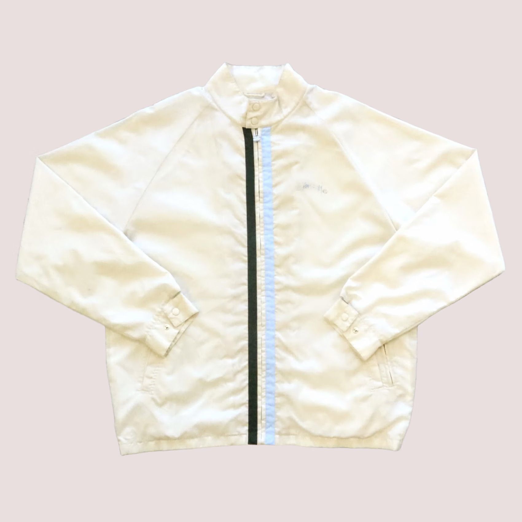 Vintage Vintage Stussy Windbreaker Jacket XL White Mens Size US XL / EU 56 / 4 - 1 Thumbnail