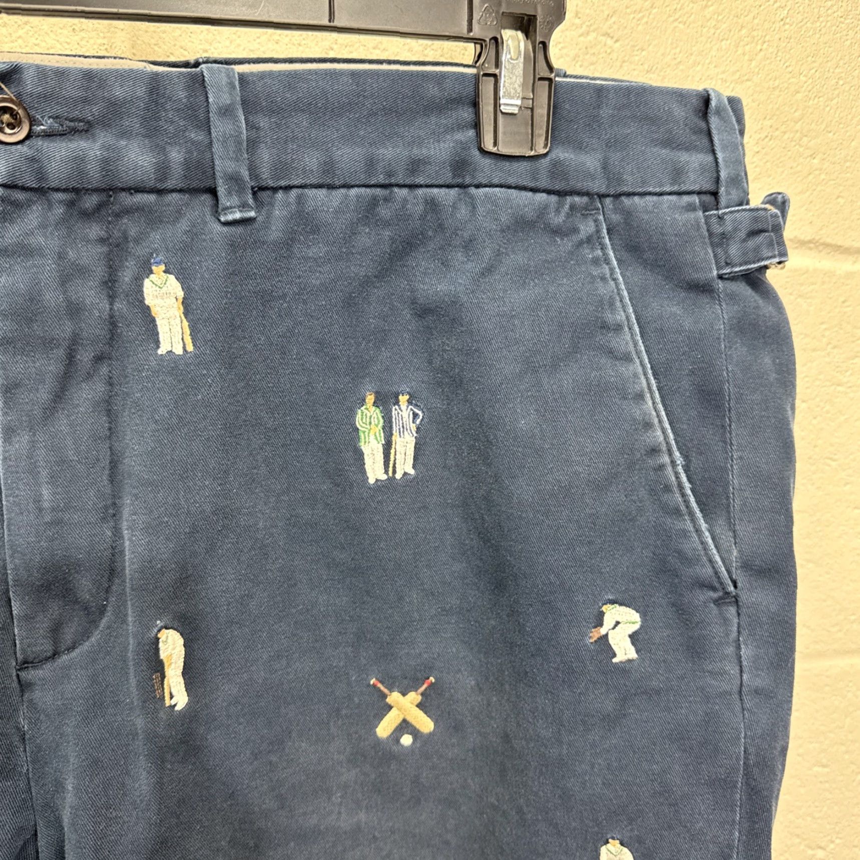 Polo Ralph Lauren VINTAGE Polo Ralph Lauren Golf Shorts Mens 38 Navy Cotton 5-Pocket Chino Casual Summer Fall Spring Size US M / EU 48-50 / 2 - 4 Thumbnail