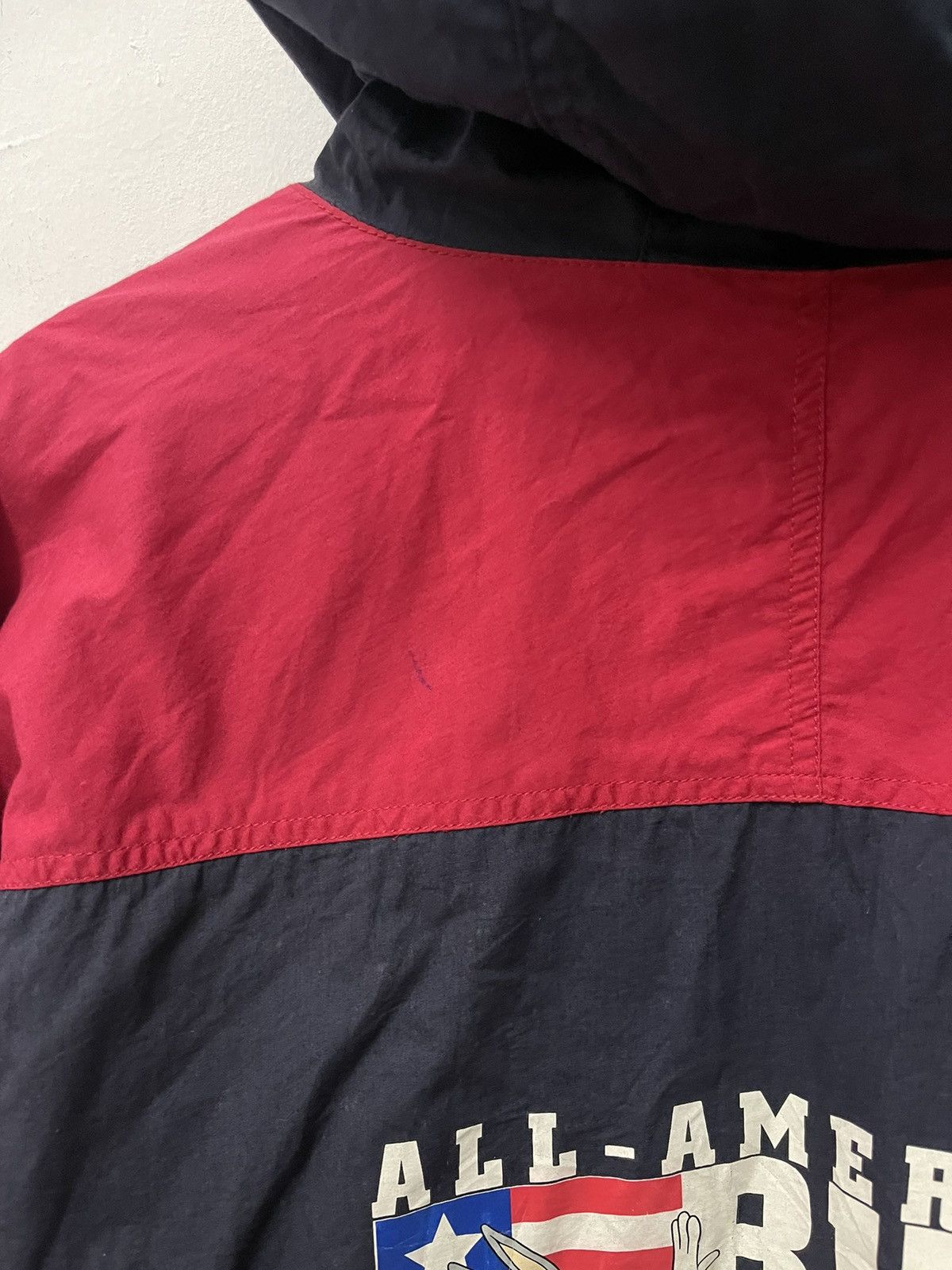 Warner Bros 1998 Warner Bros"All-American" Bugs Bunny Windbreaker Jacket Size US M / EU 48-50 / 2 - 6 Thumbnail