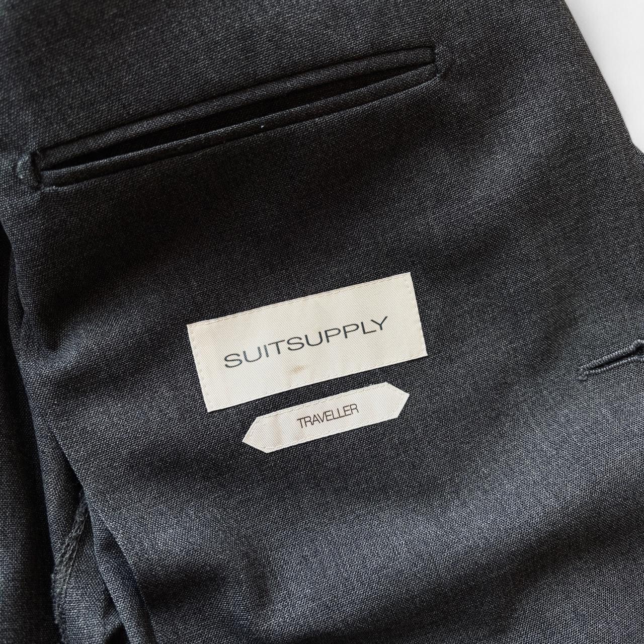 Suitsupply SuitSupply FW17 Cerruti grey wool traveler sport coat 34R Size 34R - 3 Thumbnail
