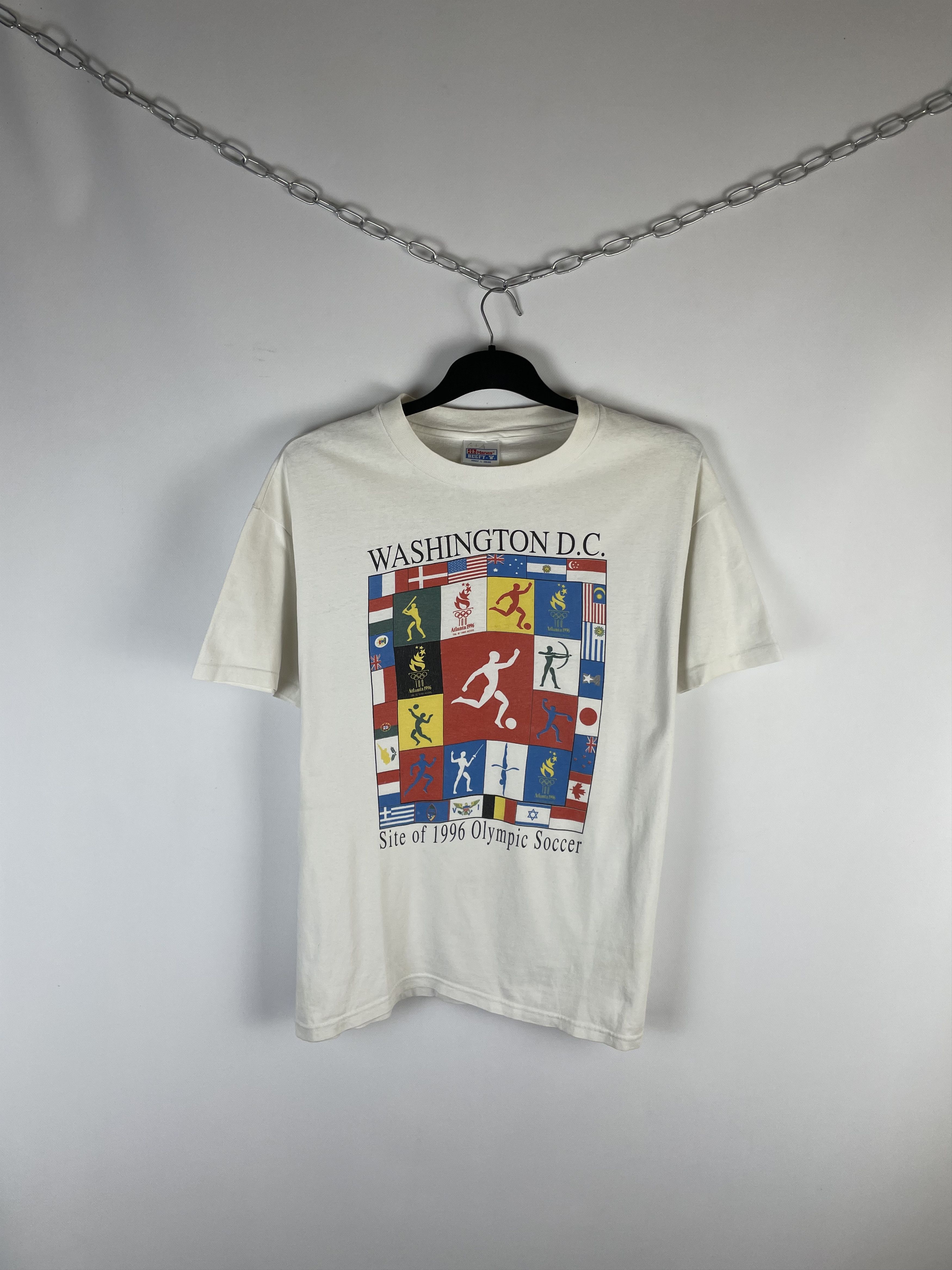 USA Olympics Vintage Washington 1996 Olympic Gamesn Tee Size US L / EU 52-54 / 3 - 1 Thumbnail