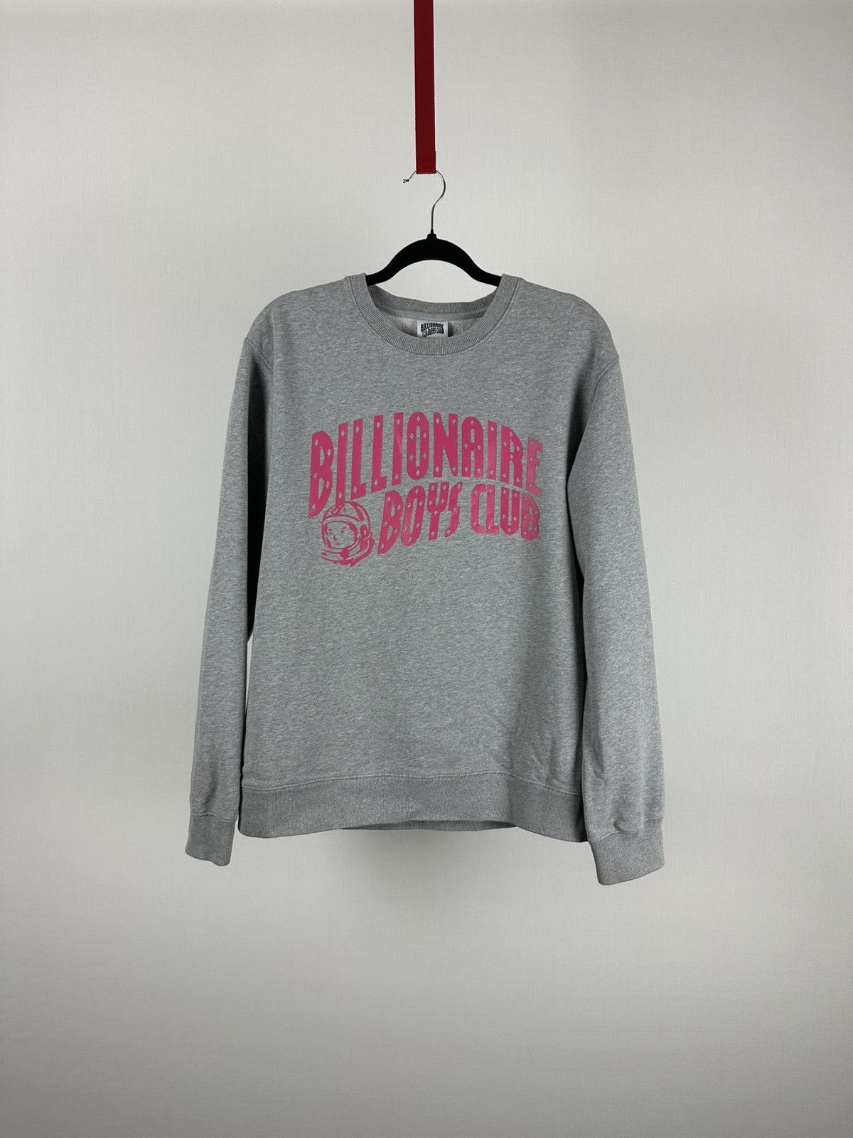 Billionaire Boys Club Billionaire Boys Club Crewneck Sweatshirt Gray Pink Logo Size US L / EU 52-54 / 3 - 1 Thumbnail