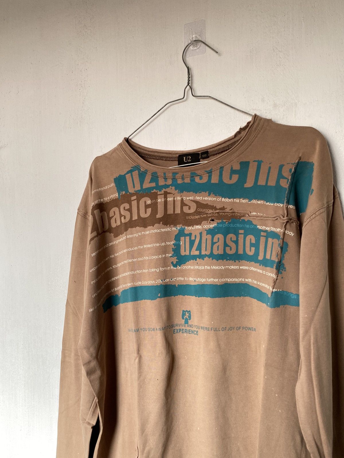 Hysteric Glamour × If Six Was Nine × Japanese Brand U2 Basic Poem Distressed Longsleeve Size US L / EU 52-54 / 3 - 2 Thumbnail