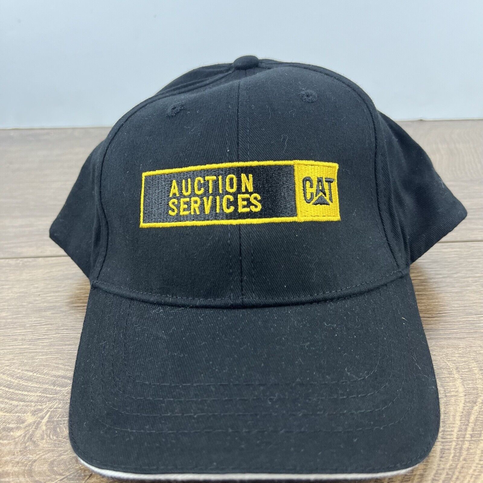 Other CAT Auction Services Hat Black Cap CAT Hat Adjustable Hat Bl Size ONE SIZE - 3 Thumbnail
