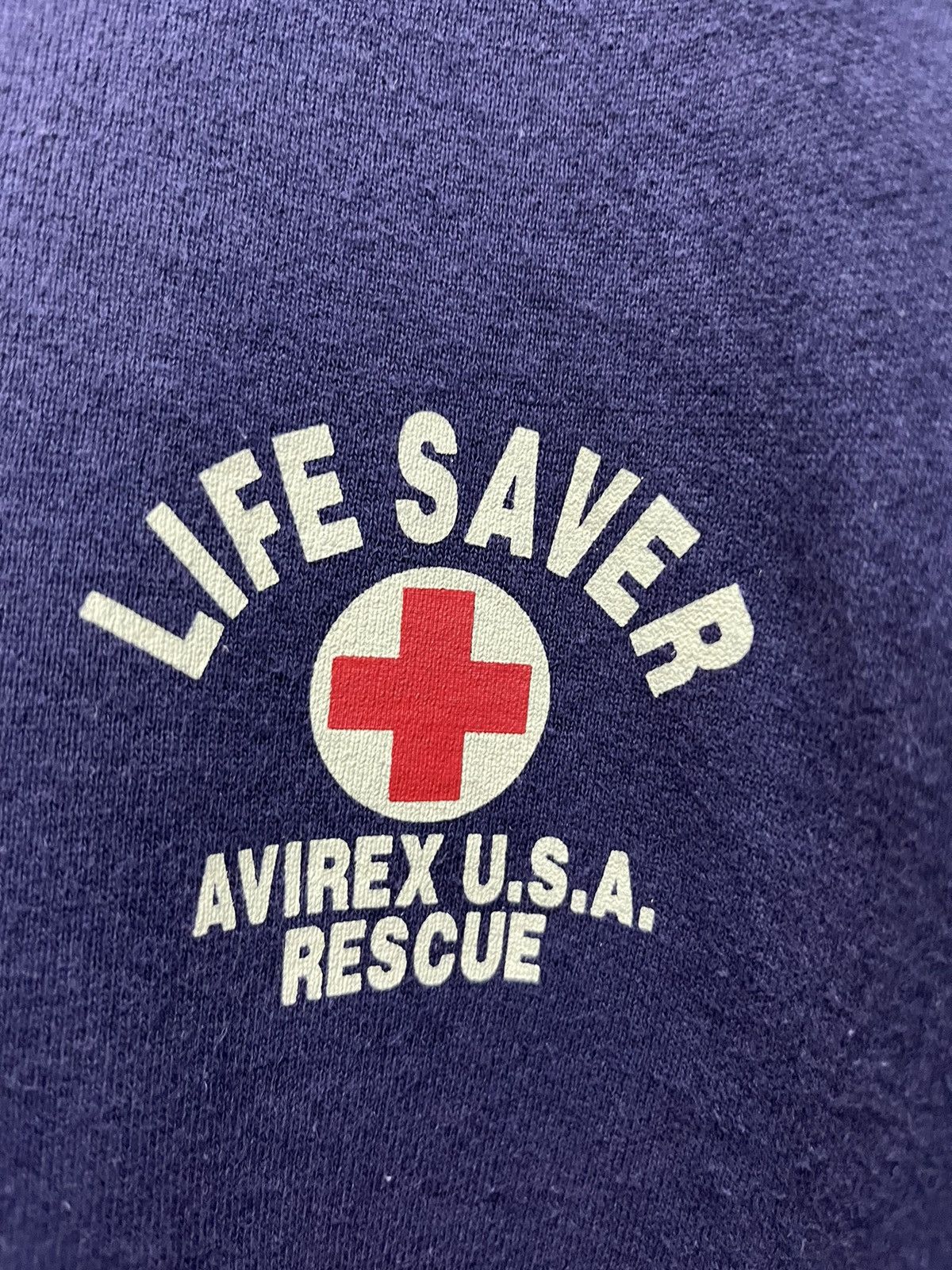 Avirex Vintage Avirex Life Saver Military Sweatshirt 40 Size US M / EU 48-50 / 2 - 3 Thumbnail