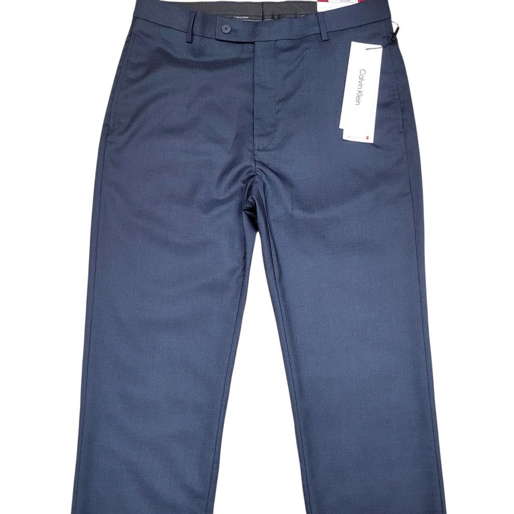Calvin Klein Calvin Klein X-Slim-Fit Wrinkle Resistant Stretch Waistban Size US 33 - 4 Thumbnail