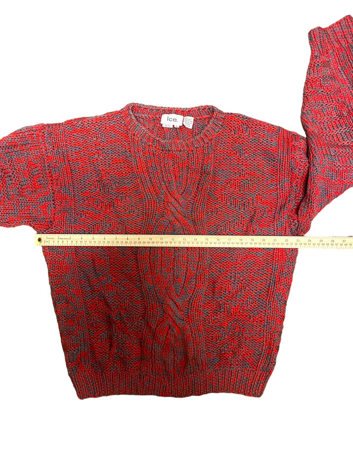 Vintage Vintage 100% Wool Hand Knit Sweater Size US M / EU 48-50 / 2 - 5 Thumbnail