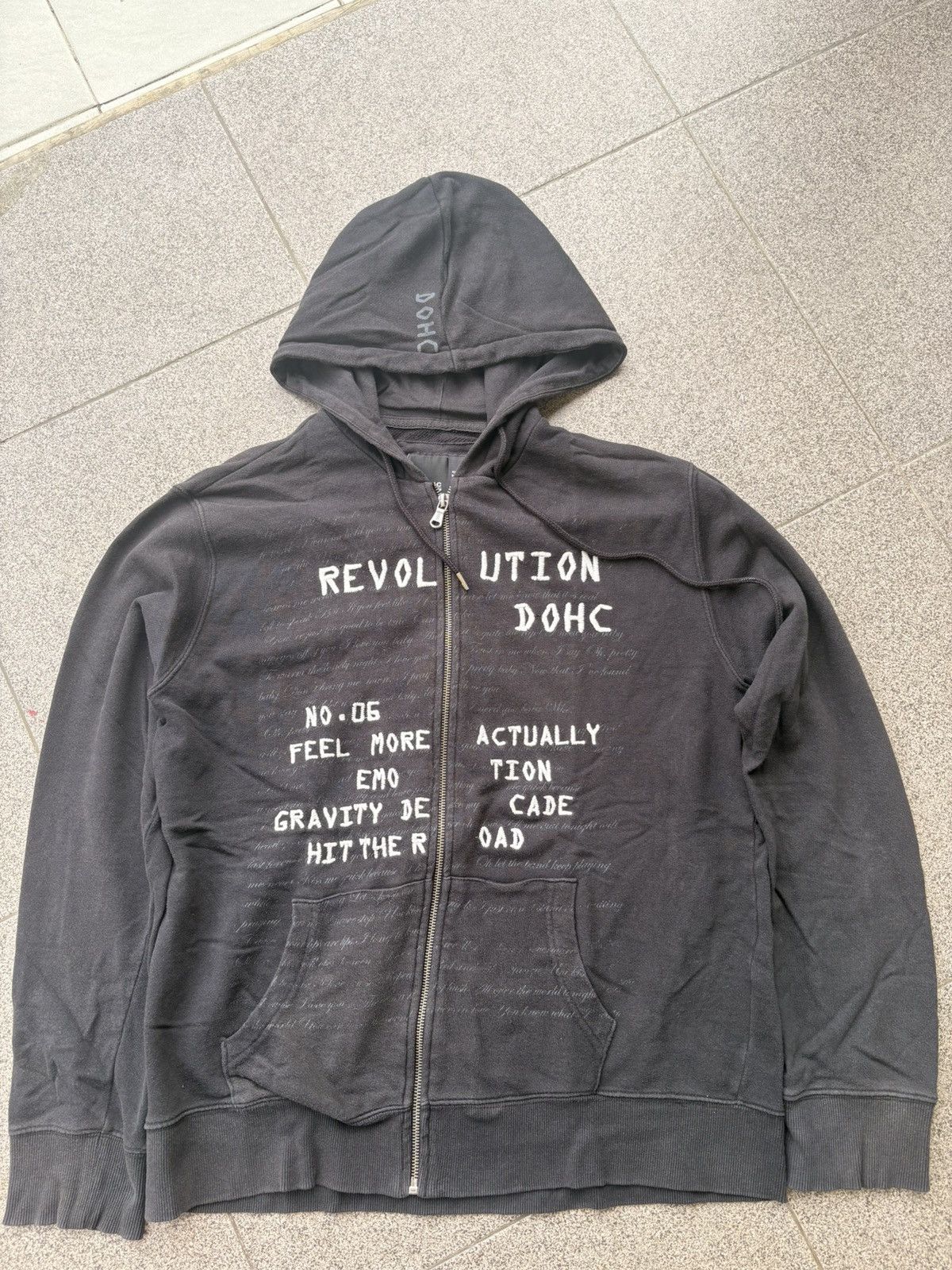 Japanese Brand Dohc Revolution zipp poem hoodie ifsixwasnine lgb Size US XL / EU 56 / 4 - 1 Thumbnail