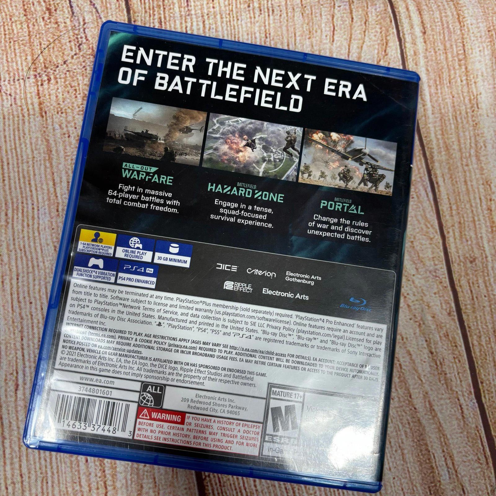 Playstation Battlefield 2042 PS4 Game Size ONE SIZE - 2 Thumbnail